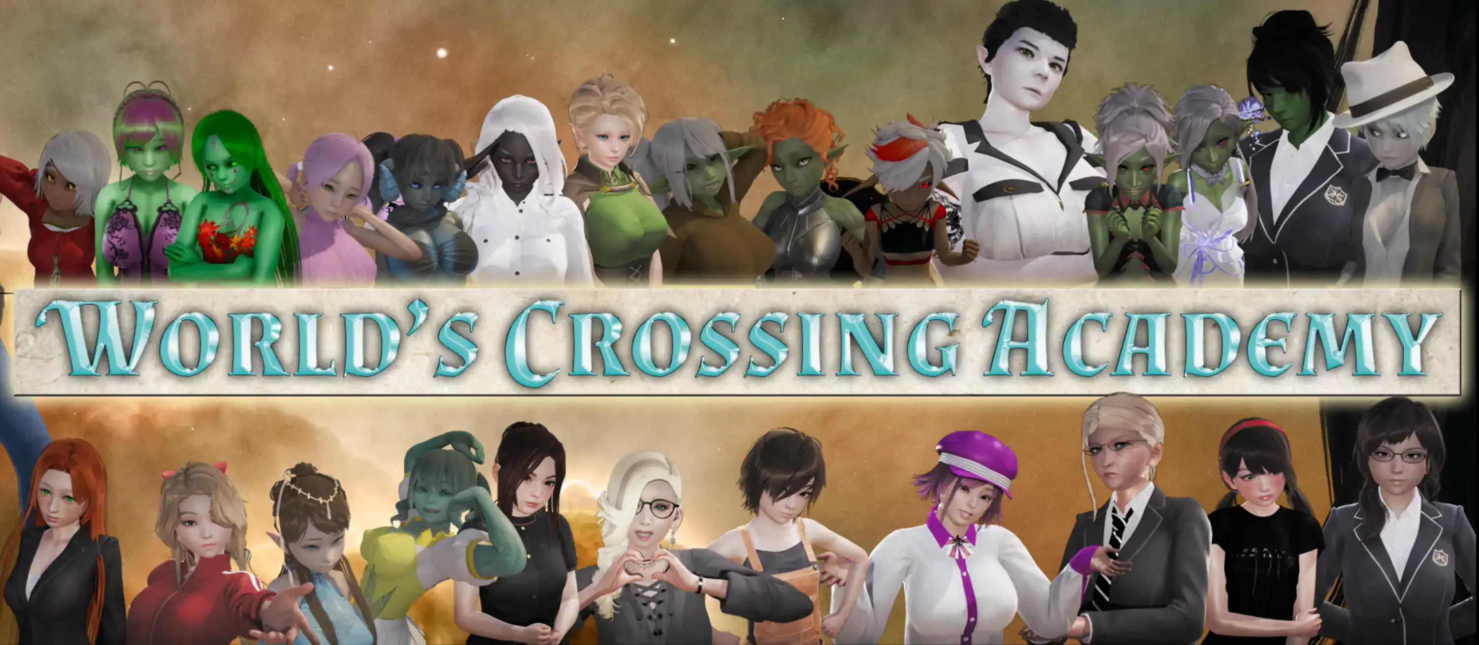 【欧美SLG/AI汉化/后宫】世界交汇学院1.4.8.2 AI汉化版【PC+安卓/5.65G/更新】 封面图 1