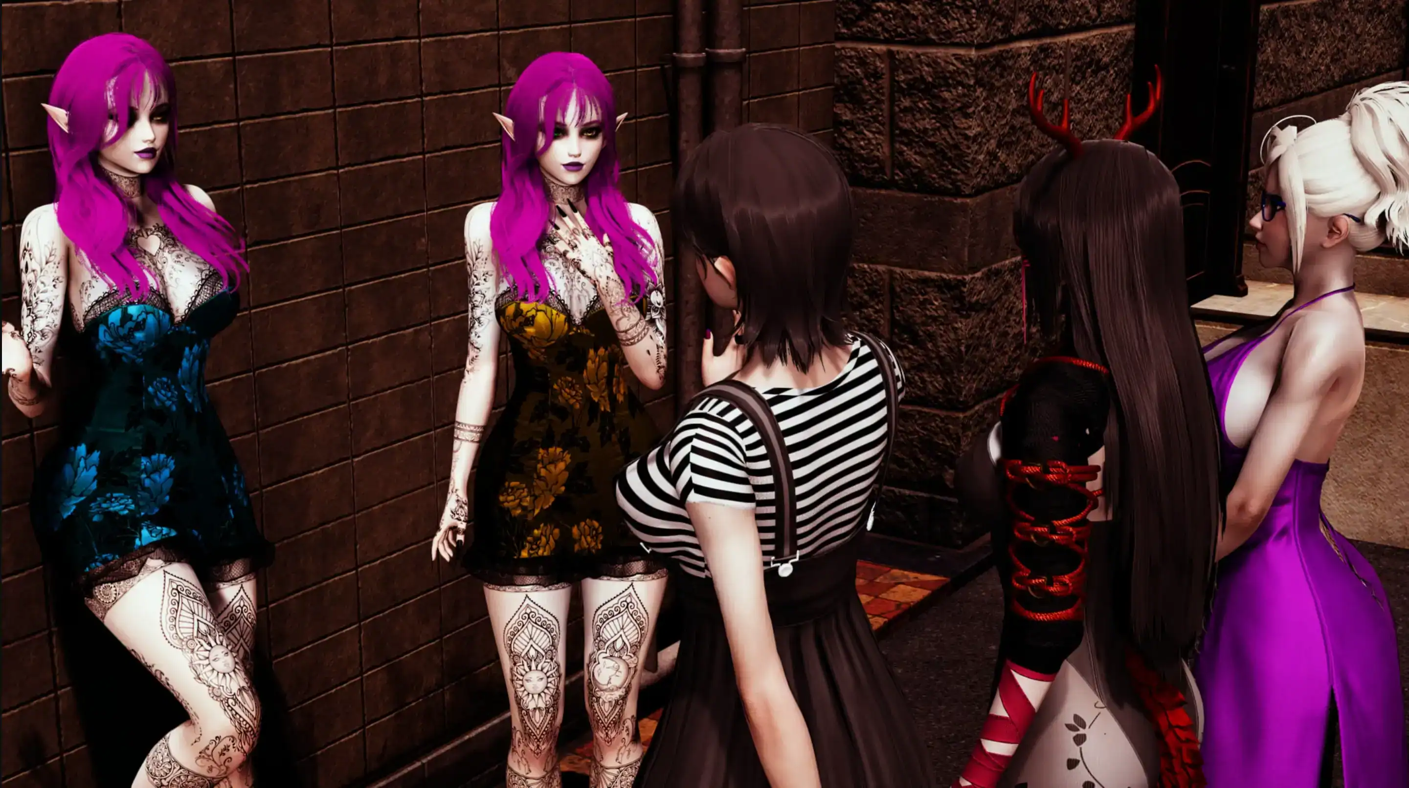 【欧美SLG/AI汉化/扶他】哥特之家Chapters1-2 AI汉化版【PC+安卓/1.35G/更新】 更新日志图 1