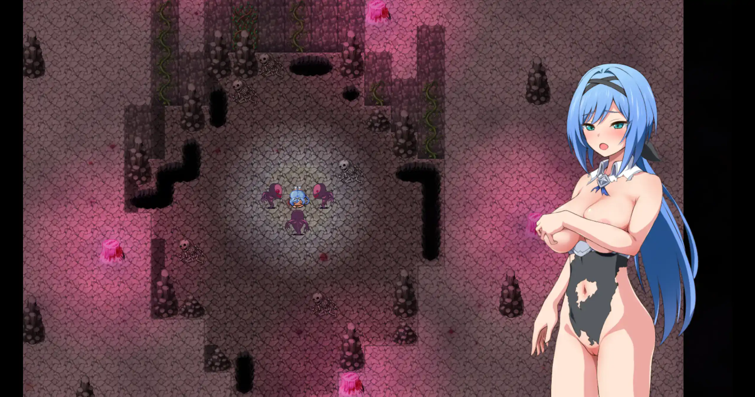 【日系RPG/官方中文/冒险】梦魇骑士~圣洁少女与堕落魔法1.0 官方中文【PC+安卓/1.18G/新作】 内容图 1